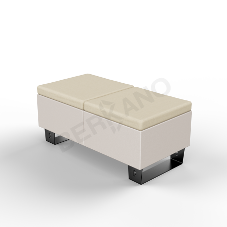 Скамейка Brick 120 Cappuccino, Bone Brown