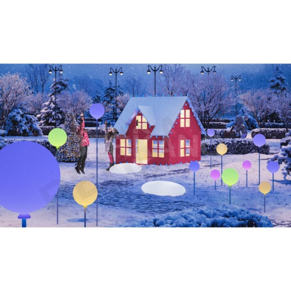 Шар Balloon 30 Snow White RGB от интернет-магазина IDODOM.RU