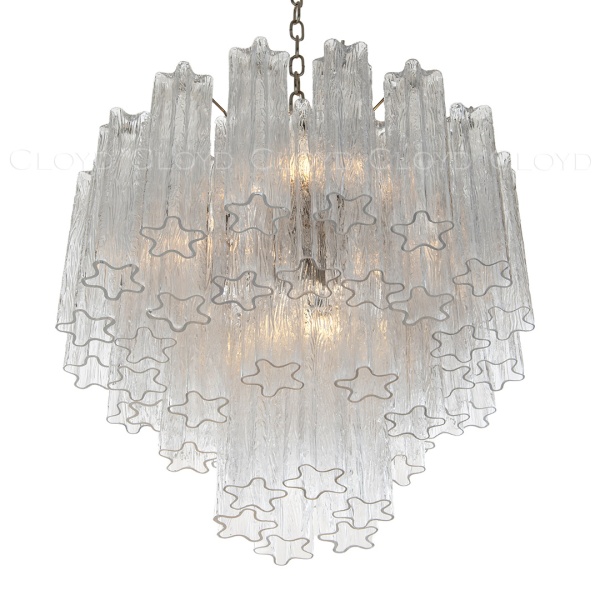 Люстра Cloyd ANNO-D C7 / Ø58 см - хром - прозрачн.стекло (арт.11650) от интернет-магазина IDODOM.RU