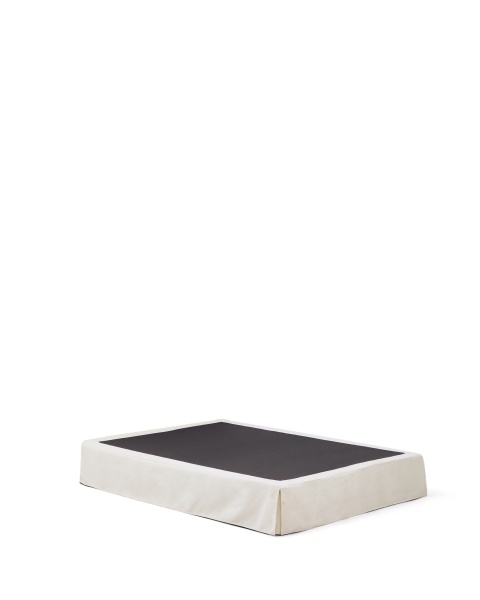 Основание кровати Jaira со съемным чехлом из белого шенилла для матраса 150 х 190 см от интернет-магазина IDODOM.RU