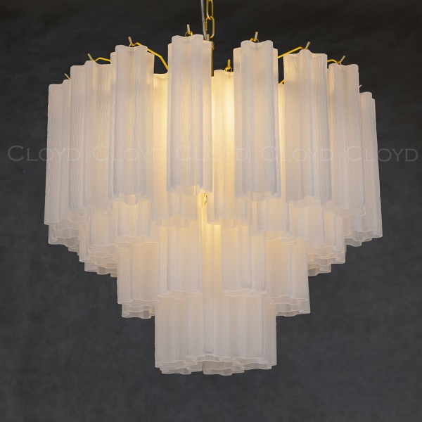 Люстра Cloyd ANNO-C C7 / Ø58 см - латунь светл. - белое матовое стекло (арт.11649) от интернет-магазина IDODOM.RU