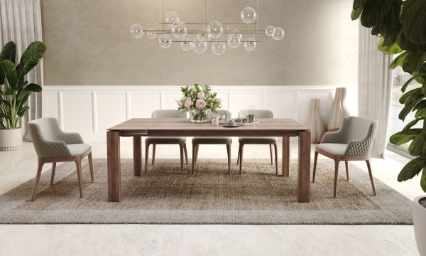 Стол раскладной Aron (200+40), шпон от интернет-магазина IDODOM.RU