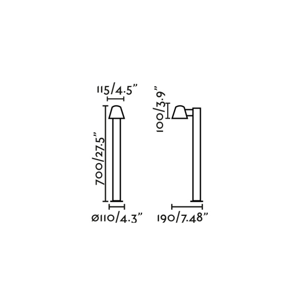 Уличный светильник Gina от интернет-магазина IDODOM.RU