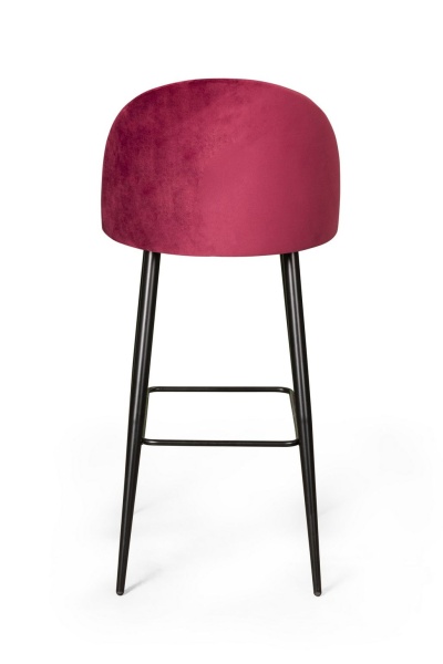 Стул барный Thomas, бархат красный 16 от интернет-магазина IDODOM.RU