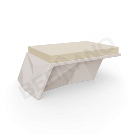 Угловой модуль Quaro с подушками Cappuccino, Bone Brown