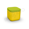 Пуф Grace желтого цвета, аксессуар зеленого цвета