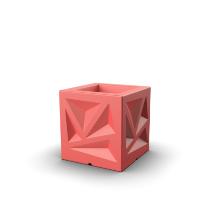 Кашпо Icelandic Cube DB Chili Red