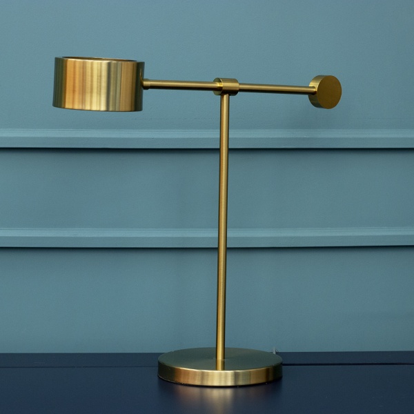 Настольная лампа Cloyd MARK T1 / выс. 50 см - латунь (арт.30078) от интернет-магазина IDODOM.RU
