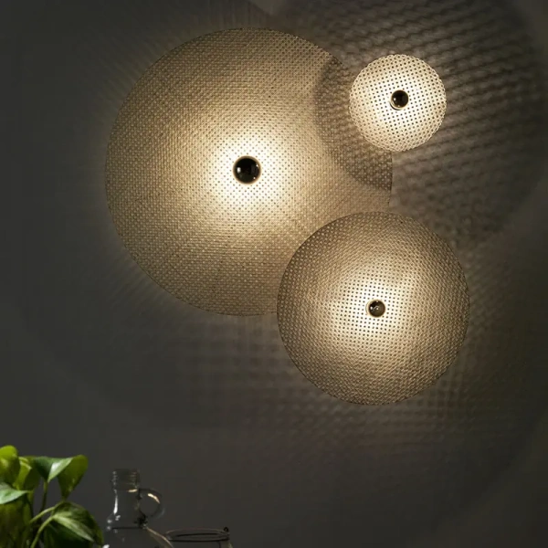 Бра Tan Tan A1053/5 см белый металл + 1125/30 см черный ротанг от интернет-магазина IDODOM.RU