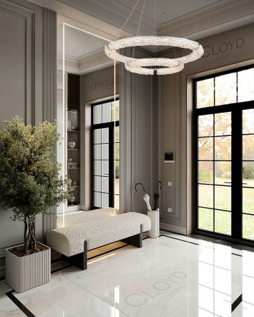 Люстра Cloyd MONDIAL C2 / Ø100 см - хром (арт.11616) от интернет-магазина IDODOM.RU