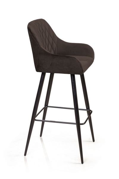 Стул барный Robert, бархат антрацит 14 от интернет-магазина IDODOM.RU