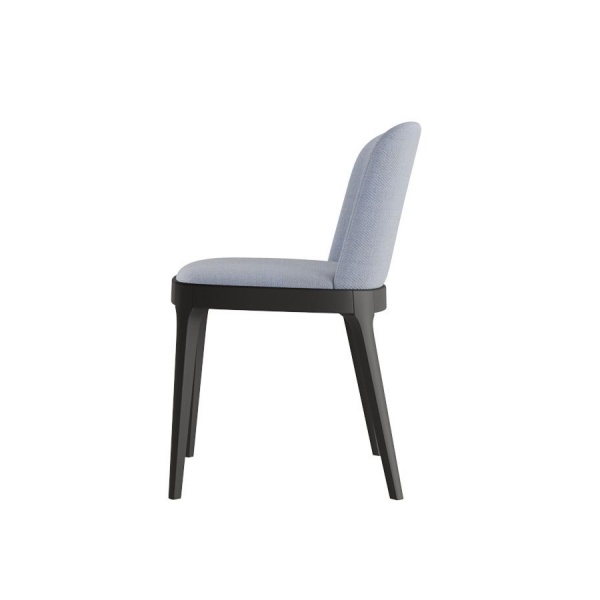 Стул Magda без стежек, массив бук, рогожка голубой от интернет-магазина IDODOM.RU