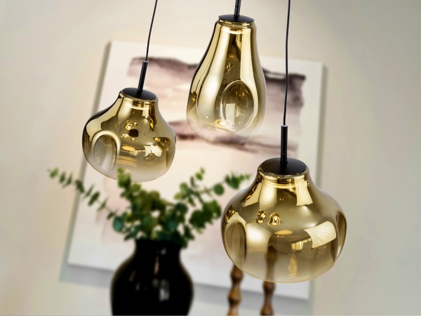 Aledis Люстра 3L черно-золотой от интернет-магазина IDODOM.RU