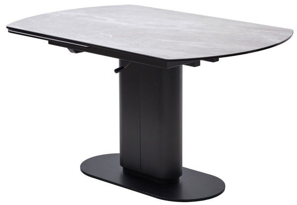 Стол обеденный Gerda (140+60) керамика матовая светлая, поворотный механизм от интернет-магазина IDODOM.RU