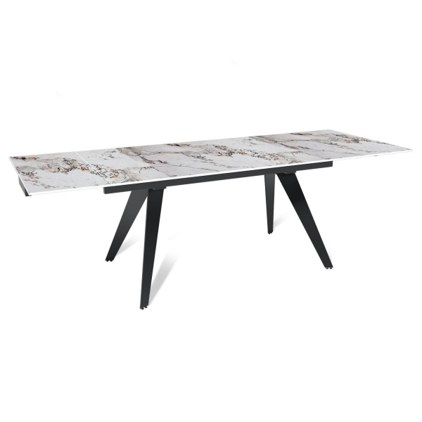 Стол раскладной Rhein (160+40+40), керамика глянцевая Top Pandora от интернет-магазина IDODOM.RU