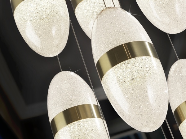 Подвесной светильник Garden 9L черный/бронзовый от интернет-магазина IDODOM.RU