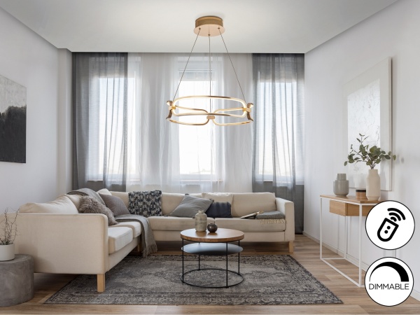 Подвесной светильник Colette Ø47 розовое золото DIM от интернет-магазина IDODOM.RU