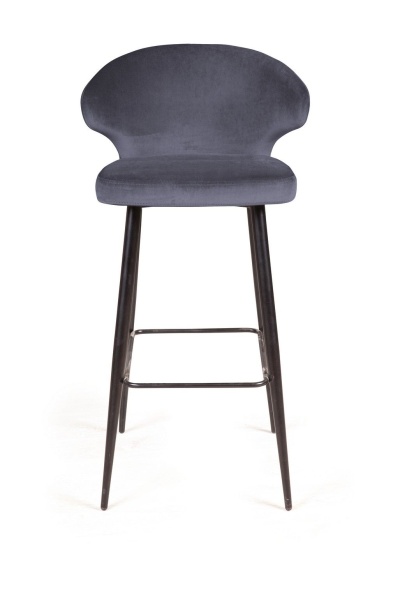 Стул барный Richard, бархат серый 27 от интернет-магазина IDODOM.RU