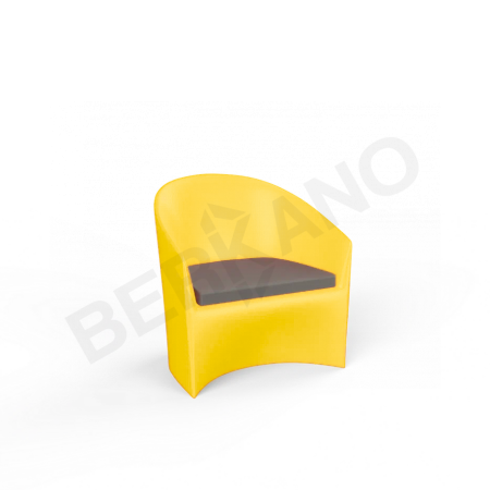 Кресло Oasis Yellow, Graphite
