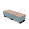 Скамейка Brick 180 Blue Pine, Toffee