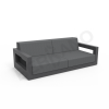 Диван Quarter lounge с подушками графитового цвета, аксессуар темно-серого цвета