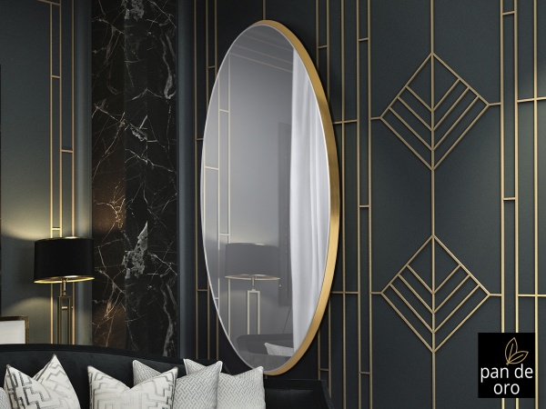Зеркало овальное Aries 80X170 золото от интернет-магазина IDODOM.RU