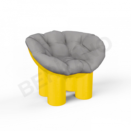 Кресло SLON Kids Yellow, Gray