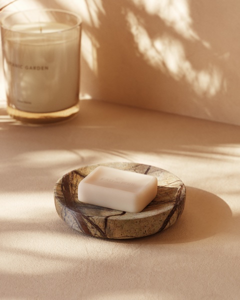 Мыльница Spalsh из бежевого мрамора от интернет-магазина IDODOM.RU