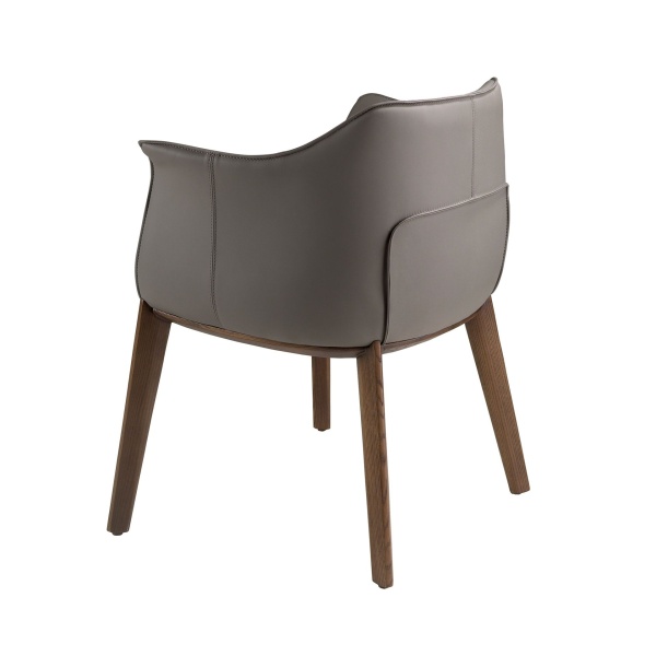 Стул 5152 из серой экокожи от интернет-магазина IDODOM.RU