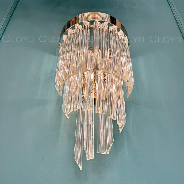 Бра Cloyd EVOLUTE-C W3 / выс. 52 см - золото (арт.20418) от интернет-магазина IDODOM.RU