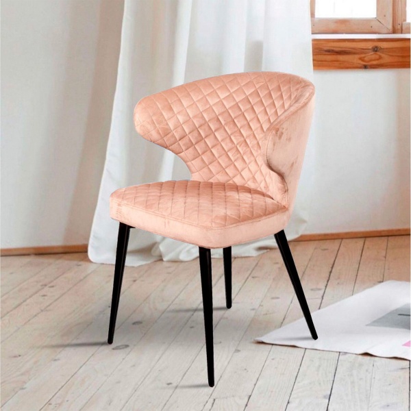 Стул Richard ромб, бархат бежевый 5 от интернет-магазина IDODOM.RU