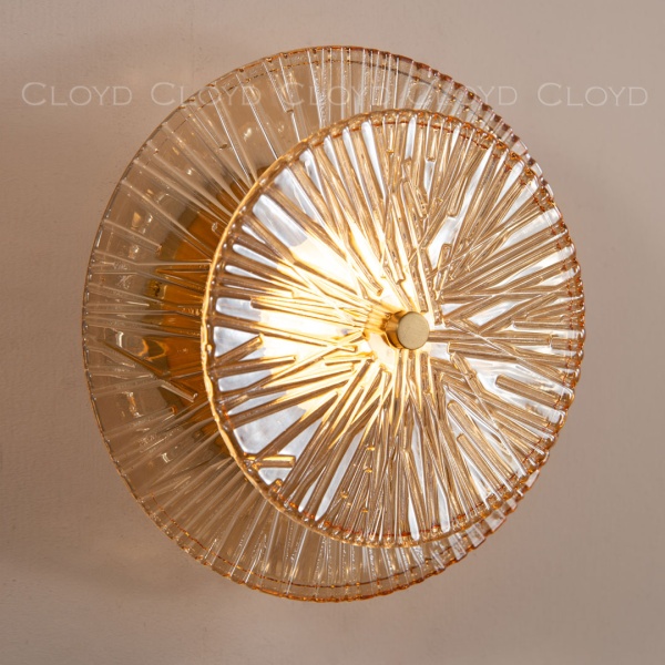 Бра Cloyd HELION-D W1 / Ø20 см - латунь (арт.20307) от интернет-магазина IDODOM.RU