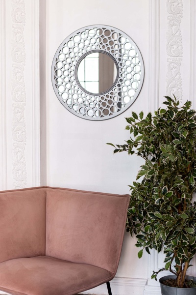 Зеркало Round Silver от интернет-магазина IDODOM.RU