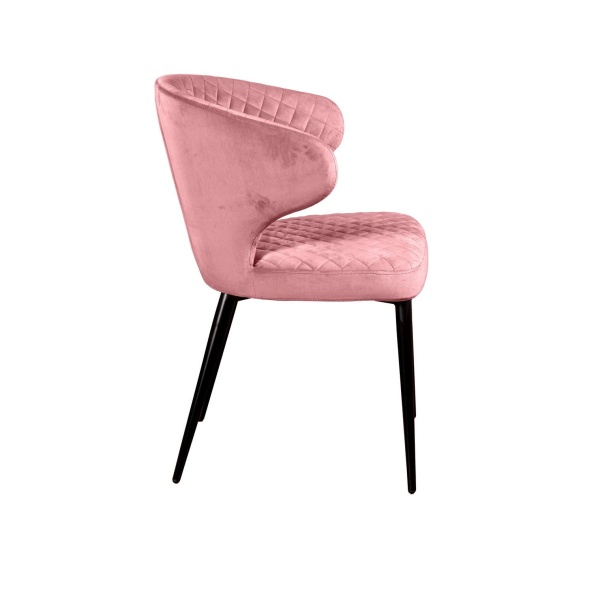 Стул Richard ромб, бархат пудровый 15 от интернет-магазина IDODOM.RU