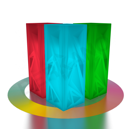 Кашпо Icelandic Vertical DB Snow White RGB