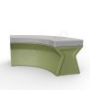 Скамейка X-seat Arc Olive green, Gray
