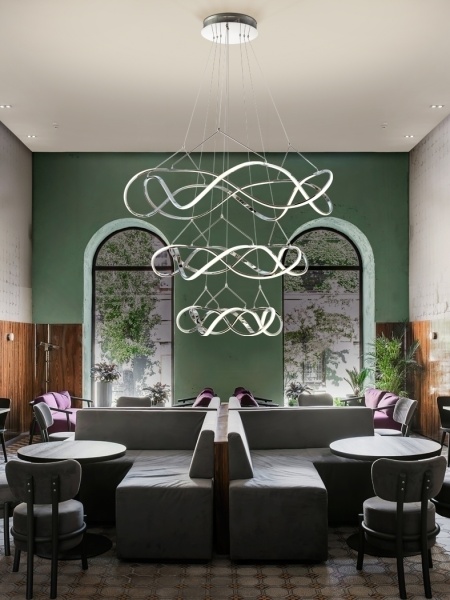 Люстра Molly 3 кольца 110D хром DIM от интернет-магазина IDODOM.RU