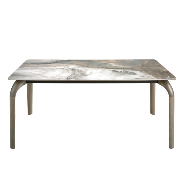 Обеденный стол 1142/DT-19075) из керамики в мраморной отделке от интернет-магазина IDODOM.RU