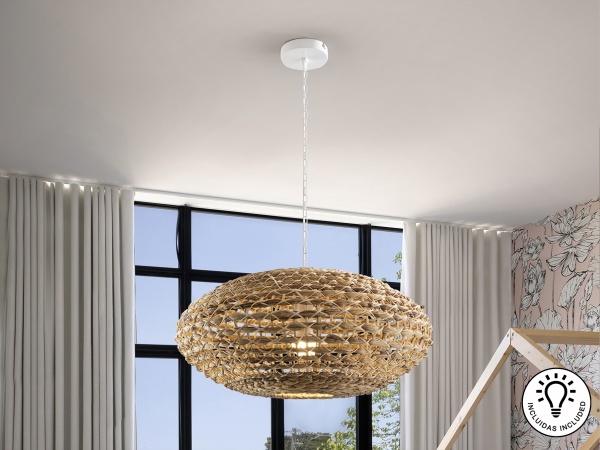 Nana Большой светильник из ротанга 1L 60Ш от интернет-магазина IDODOM.RU