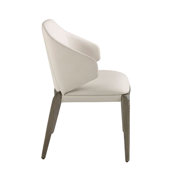 Стул 5123/ACH23016 из экокожи кремового цвета от интернет-магазина IDODOM.RU