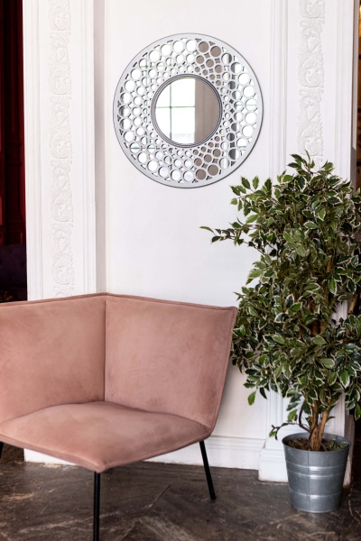 Зеркало Round Silver от интернет-магазина IDODOM.RU