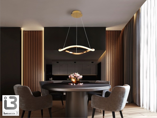 Люстра Naos золотая D60 от интернет-магазина IDODOM.RU