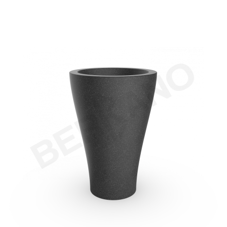 Кашпо Vetro 80 Black Granite