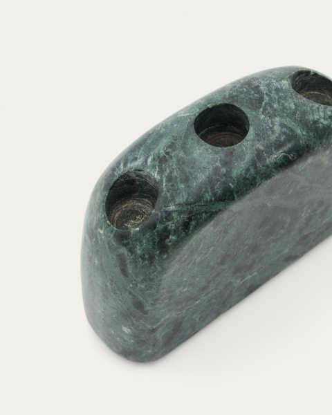 Signe Подсвечник среднего размера из зеленого мрамора 10 см от интернет-магазина IDODOM.RU