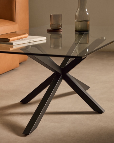 Стол журнальный Argon черный металл от интернет-магазина IDODOM.RU