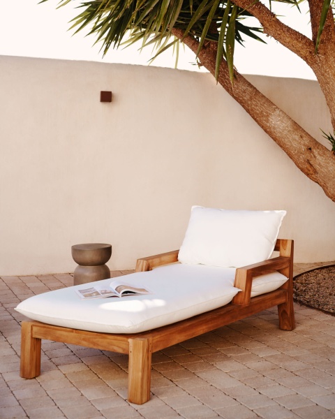 Forcanera Шезлонг из массива тикового дерева от интернет-магазина IDODOM.RU