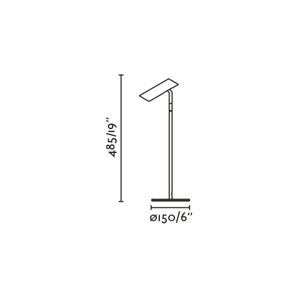 Настольная лампа LEO White LED 3.5W 2700K от интернет-магазина IDODOM.RU