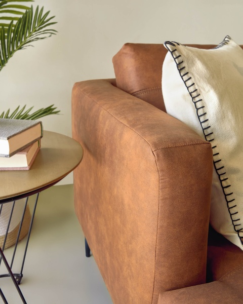 Диван трехместный Vinny светло-коричневый 183 см от интернет-магазина IDODOM.RU