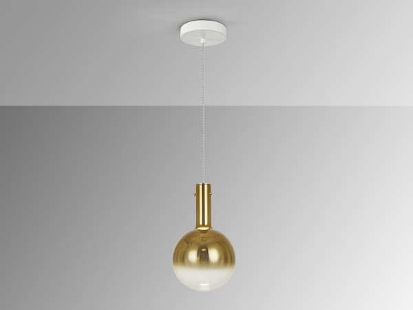 Подвесной светильник Matices 1L белый-золотой от интернет-магазина IDODOM.RU