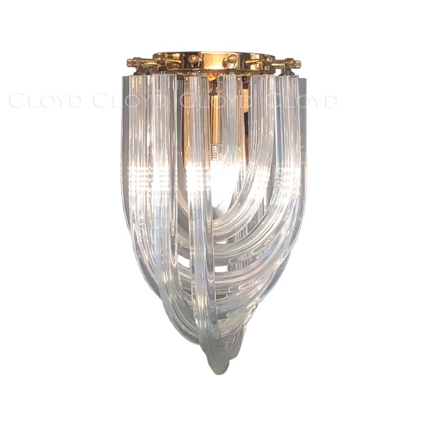 Бра Cloyd MEBIUS-B W1 / выс. 36 см - золото (арт.20294) от интернет-магазина IDODOM.RU